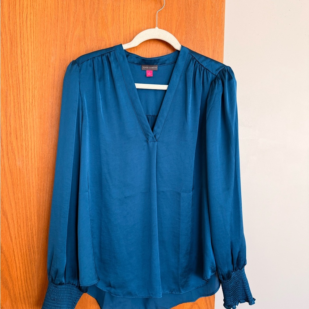 Vince Camuto Teal blouse